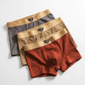 Men's Organic Cotton Boxer Briefs 3-Pack – Breathable Waffle Knit Underwear