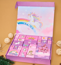 Lily | Kids Unicorn Christmas Advent Calendar with 24 Jewelry and Hair Accessories