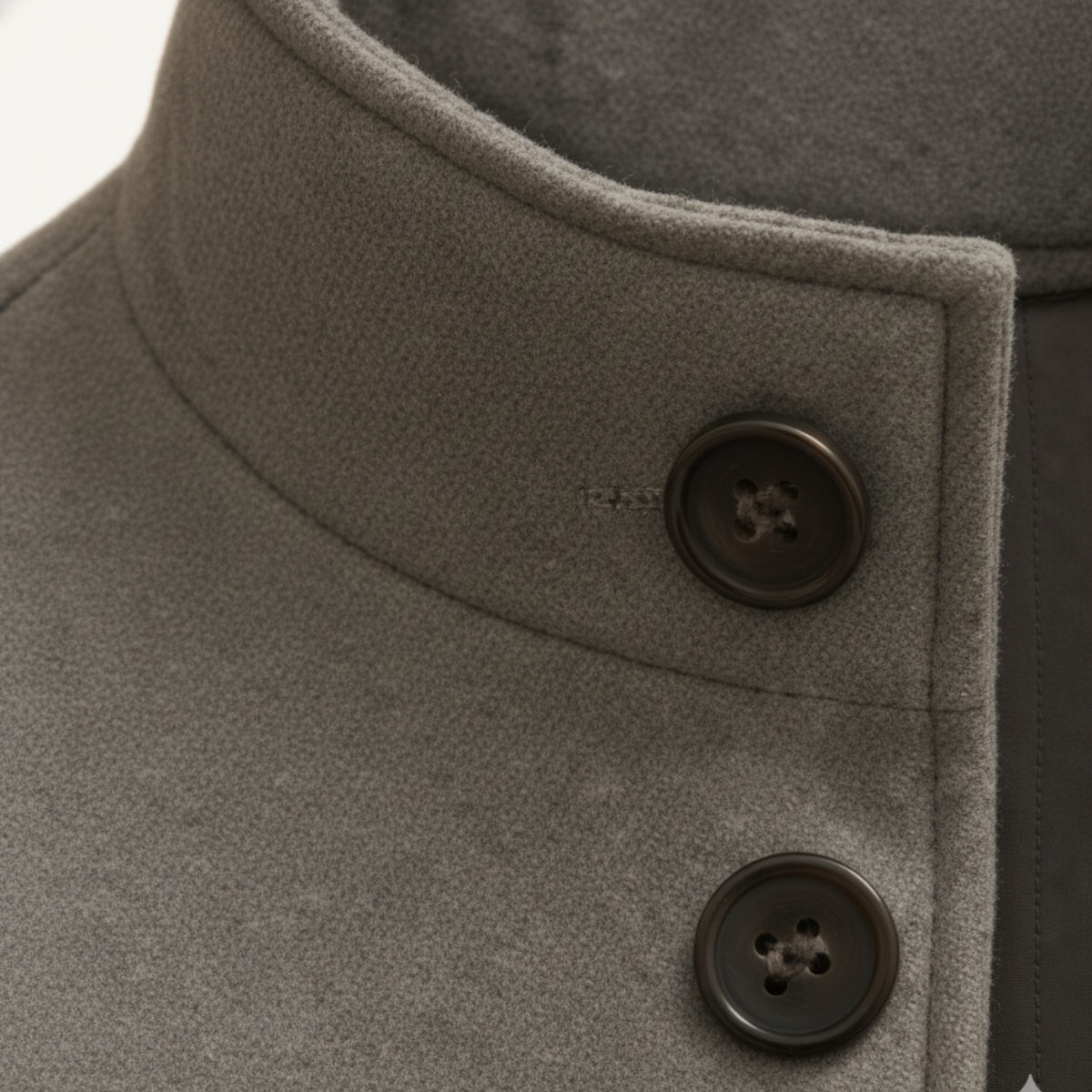 Men's Smart Tailored Overcoat – Structured Collar Winter Coat