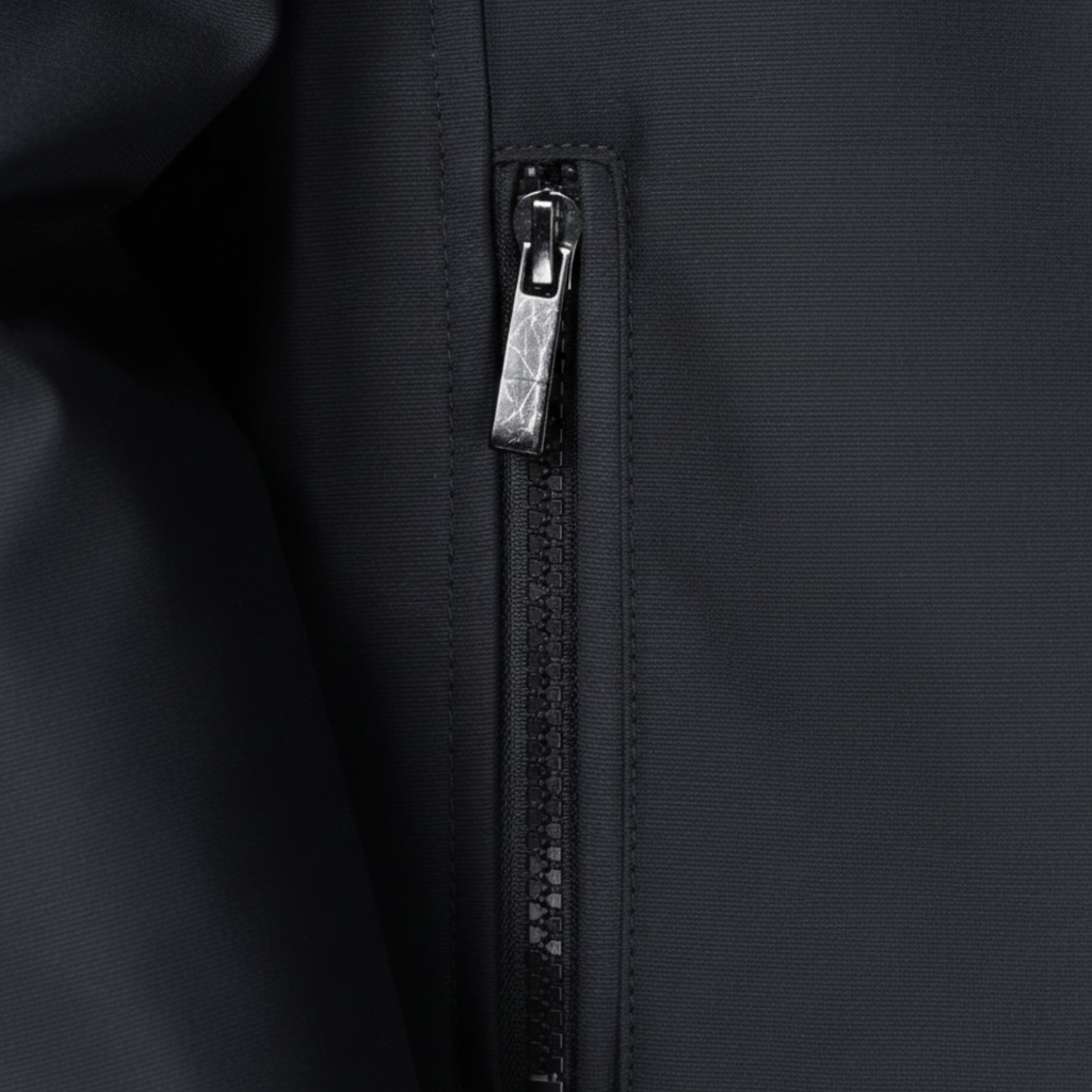 Men's Fleece Lined Zip Jacket – Sleek Warm Winter Layer