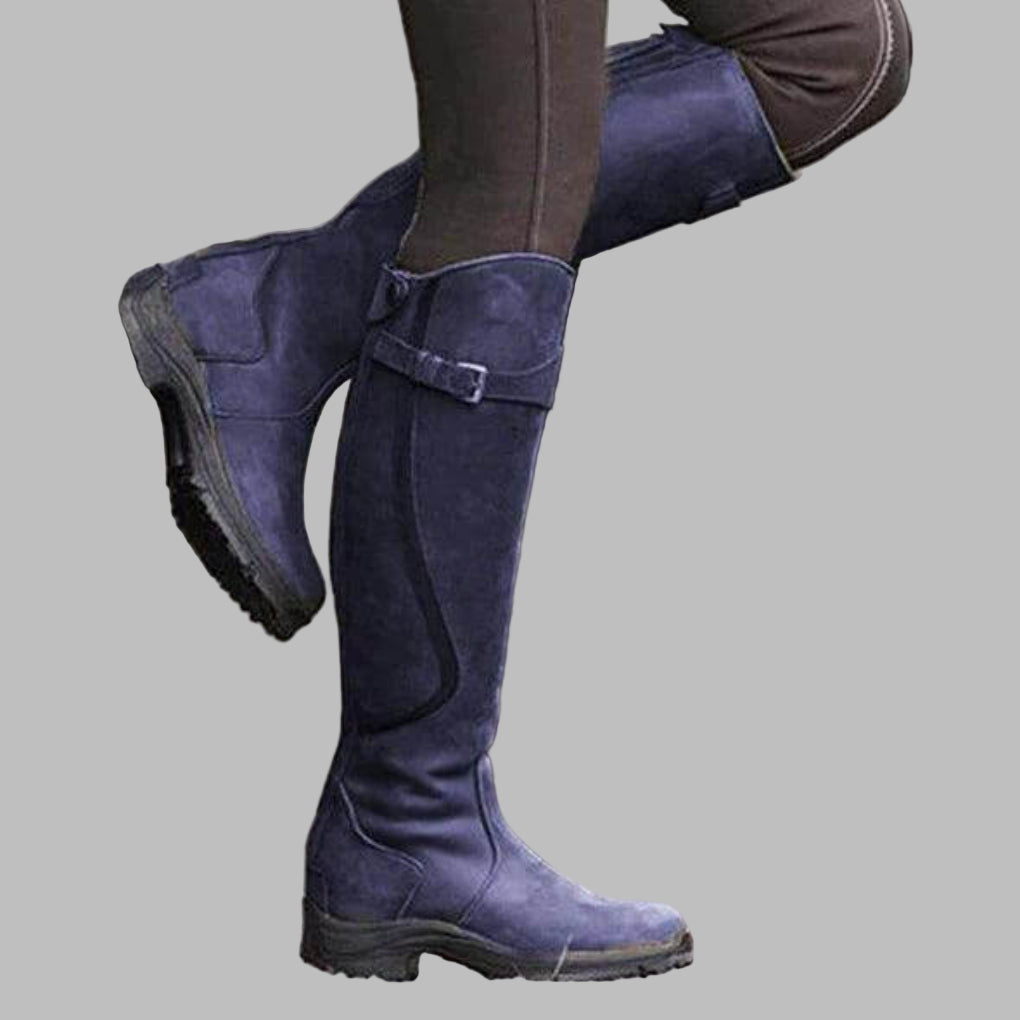 Women's Outdoor Hiking Boots with Strap – Rugged Ankle Boots