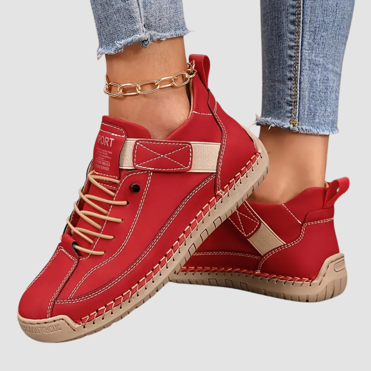 Cushioned Slip-On Platform Sneakers – Lightweight Wide Fit Walking Shoes