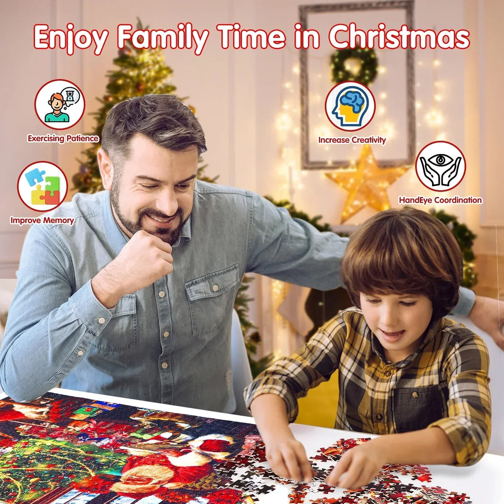 Nora | Jigsaw Puzzle Christmas Advent Calendar with 24 Daily Puzzle Boxes