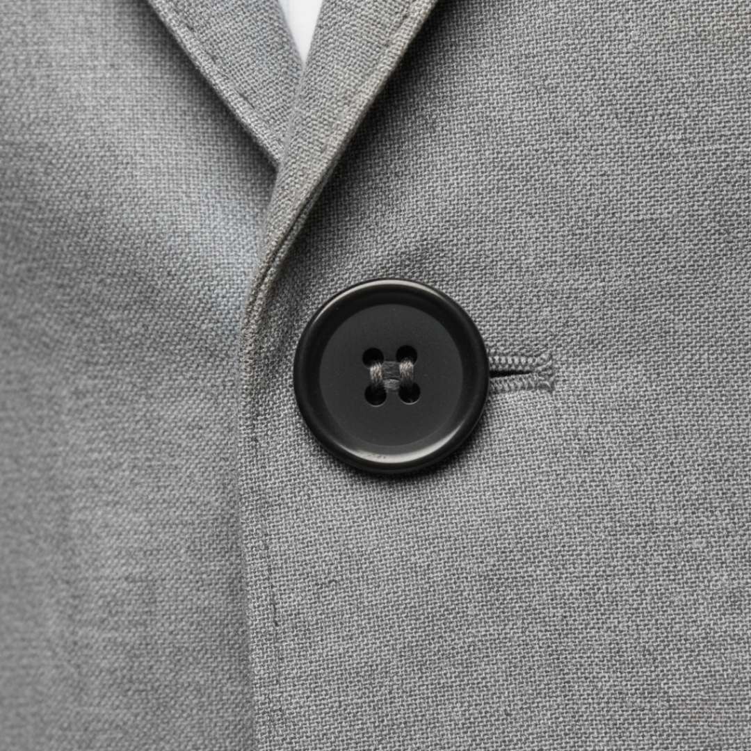 Men's Slim Fit Single Button Blazer – Structured Woven Sport Coat