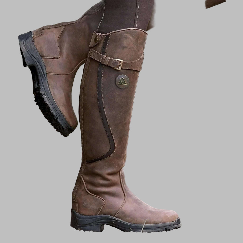 Women's Outdoor Hiking Boots with Strap – Rugged Ankle Boots
