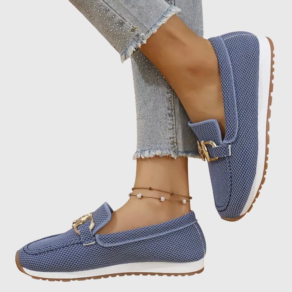 Women's Horsebit Loafers – Breathable Cushioned Slip-Ons