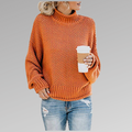 Women's Classic Knit Sweater – Soft Relaxed Everyday Pullover