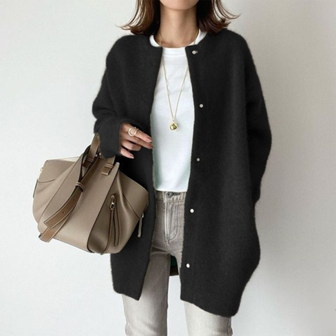 Women's Oversized Winter Cardigan – Soft Relaxed Fit Knit