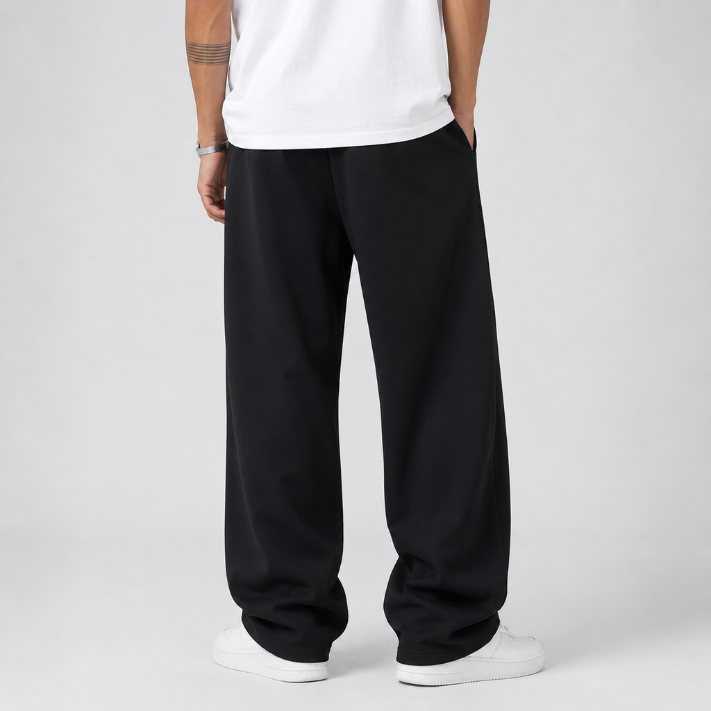 Men's Drawstring Jogger Pants – Thick Knit Relaxed Fit Sweatpants