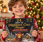 Ivy | Highland Cow Christmas Advent Calendar with 24 Farmhouse Surprises