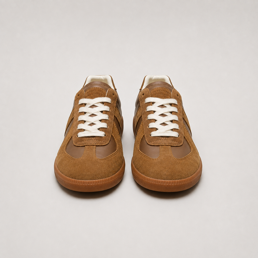 Men's Lightweight Casual Lace-Up Sneakers – Comfortable Everyday Walking Shoes
