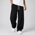 Men's Drawstring Jogger Pants – Thick Knit Relaxed Fit Sweatpants