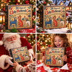 Felix | Medieval Cat Christmas Advent Calendar with 24 Funny Cat Figurines