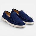 Men's Suede Slip-On Loafers – Lightweight Casual Dress Shoes