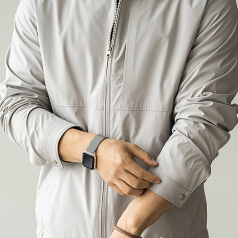 Men's Loose Fit Lapel Jacket – Lightweight Casual Jacket with Side Pockets