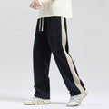Men's Corduroy Trousers – Tailored Fit Casual Pants with Button Closure