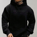 Men's Oversized Pullover Hoodie – Drop Shoulder Drawstring Hooded Sweatshirt