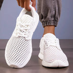 Men's Breathable Mesh Sneakers – Lightweight Lace-Up Walking Shoes