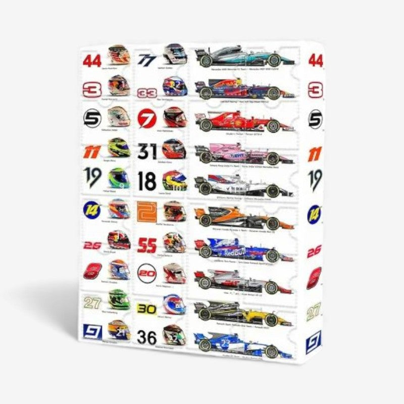 Rocco | Race Car Christmas Advent Calendar with 24 Mini Racing Cars Gift Set