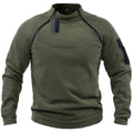 Men's Multi-Zip Pullover Sweatshirt – Raglan Sleeve Utility Sweatshirt