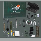Ranger | Outdoor Survival Kit Christmas Advent Calendar with 24 Camping Gear Items
