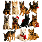 Bruno | German Shepherd Christmas Advent Calendar with 24 Dog Tree Ornaments