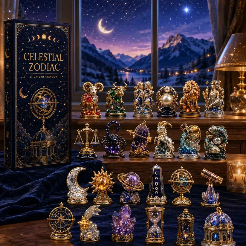 Celeste | Celestial Witch Christmas Advent Calendar 2026 with 24 Mystic Figurines