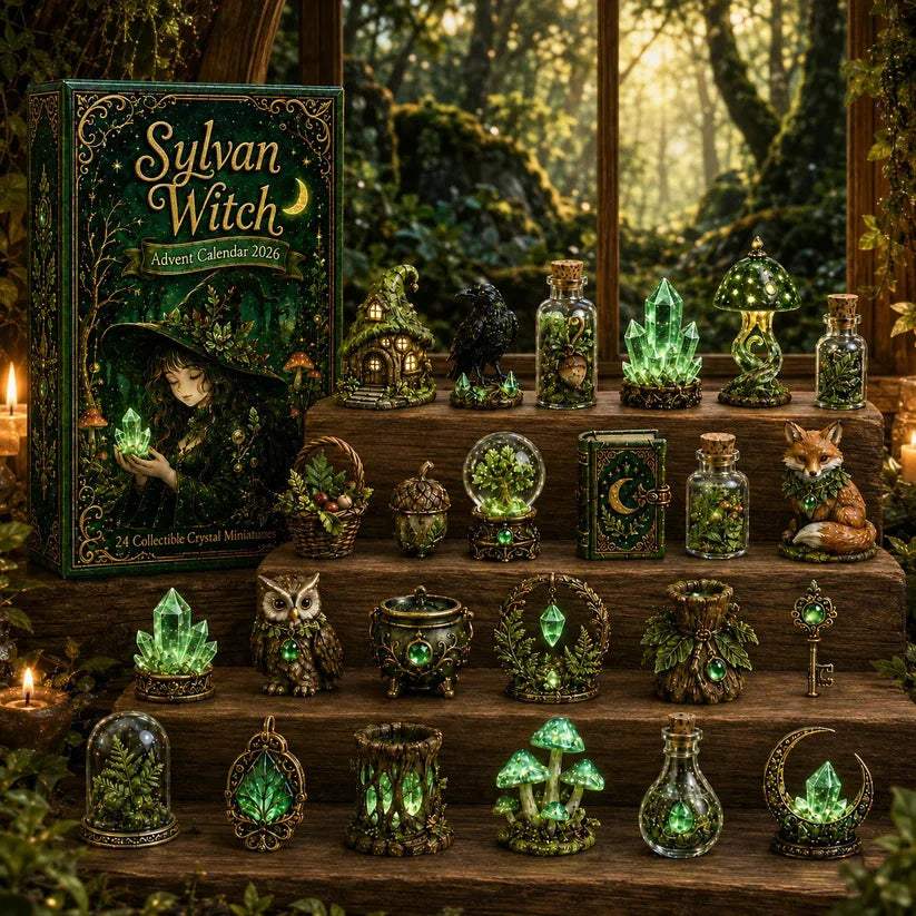 Celeste | Celestial Witch Christmas Advent Calendar 2026 with 24 Mystic Figurines