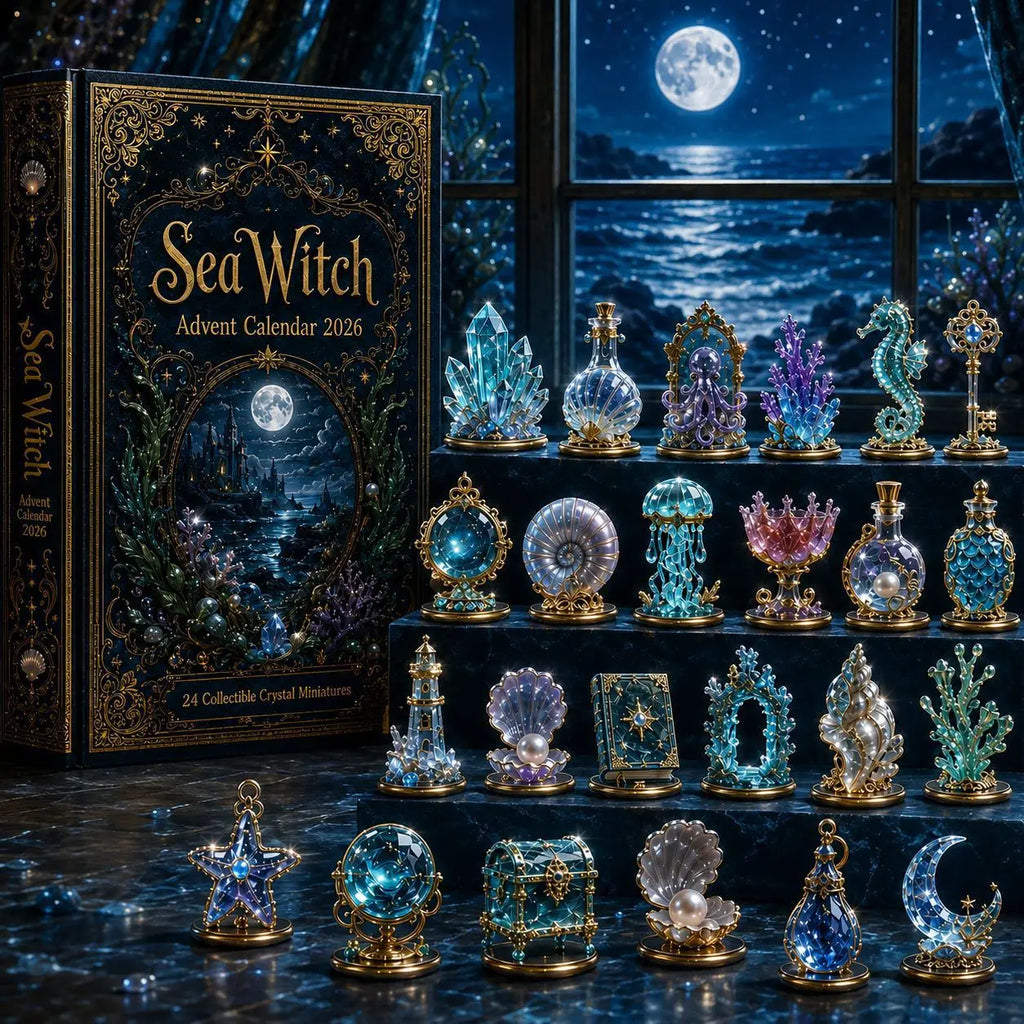 Celeste | Celestial Witch Christmas Advent Calendar 2026 with 24 Mystic Figurines