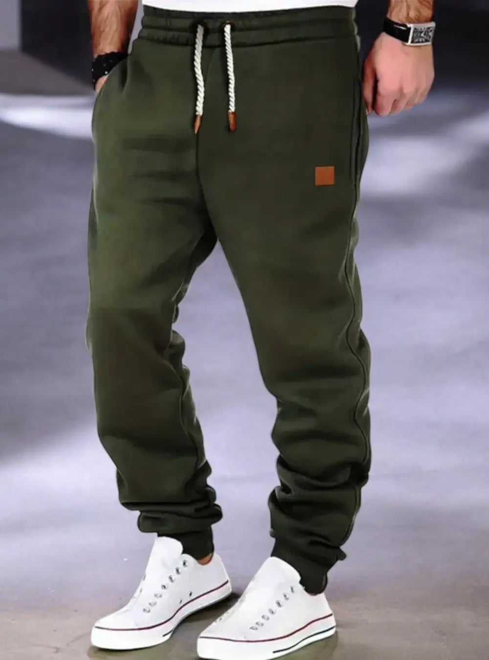 Men's Tapered Jogger Sweatpants – Drawstring Waist Casual Joggers