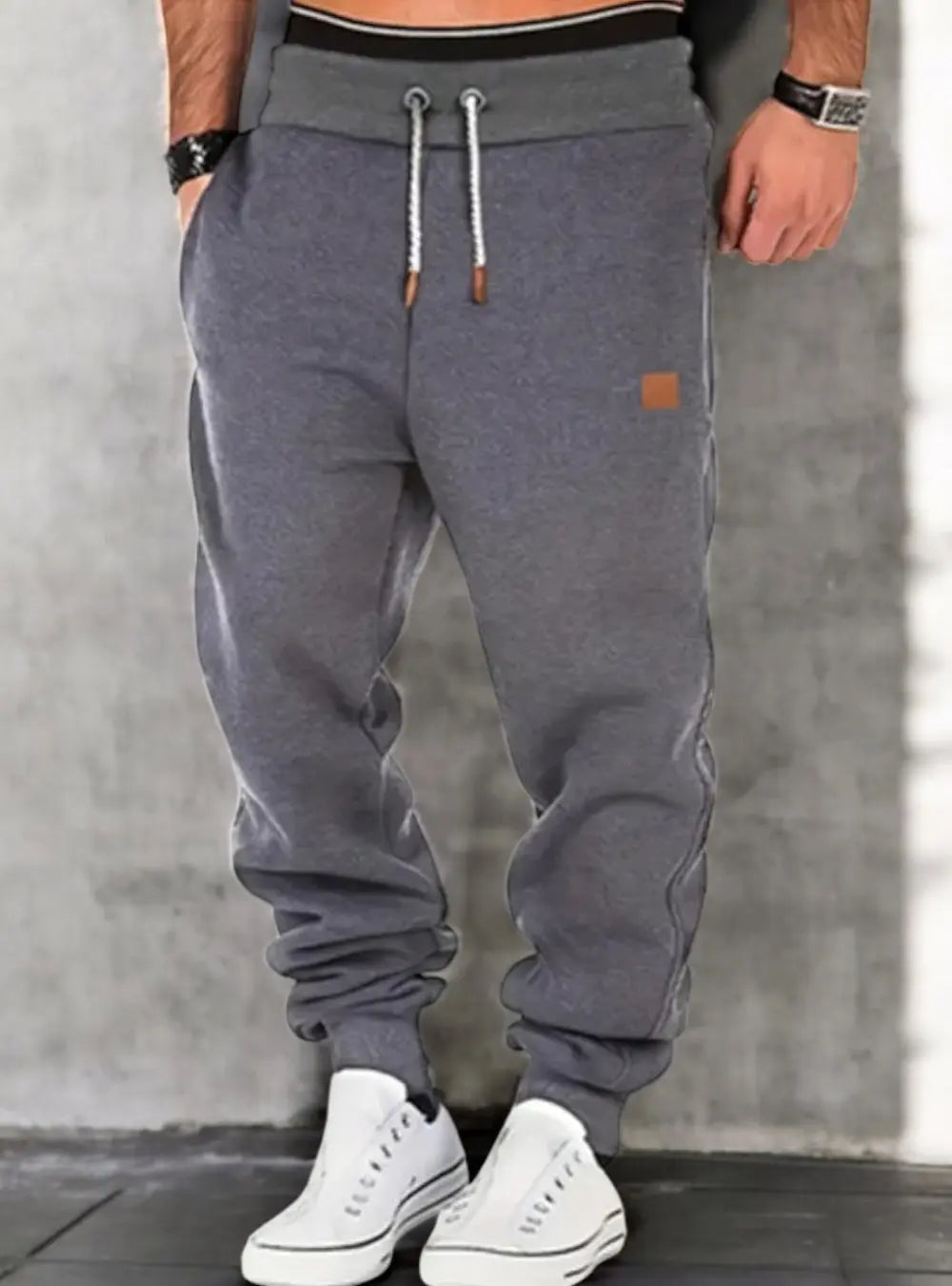 Men's Tapered Jogger Sweatpants – Drawstring Waist Casual Joggers