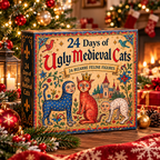Felix | Medieval Cat Christmas Advent Calendar with 24 Funny Cat Figurines
