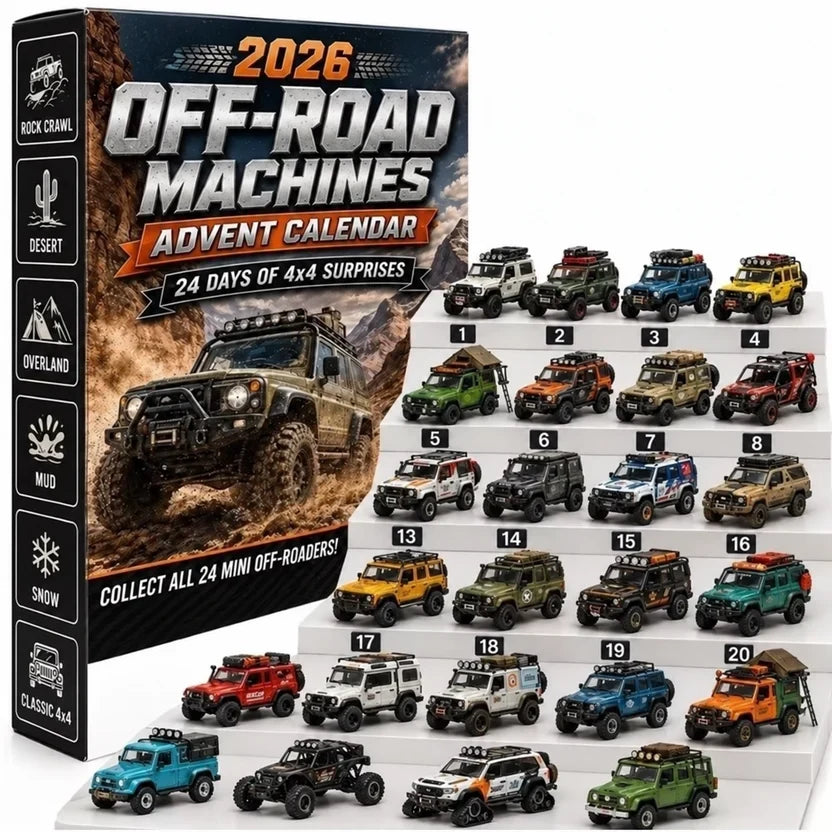 Dean | Classic Car Christmas Advent Calendar with 24 Retro Mini Vehicles