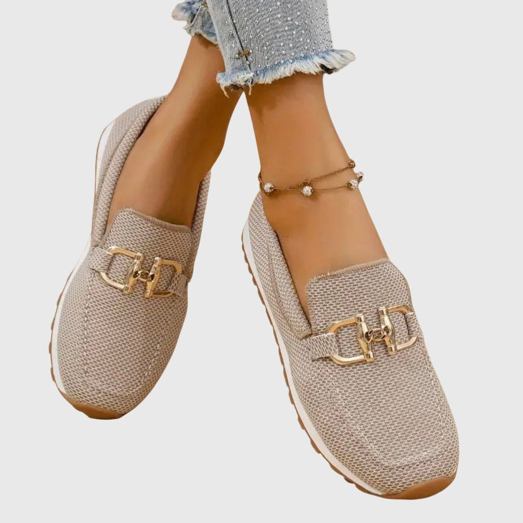 Women's Horsebit Loafers – Breathable Cushioned Slip-Ons