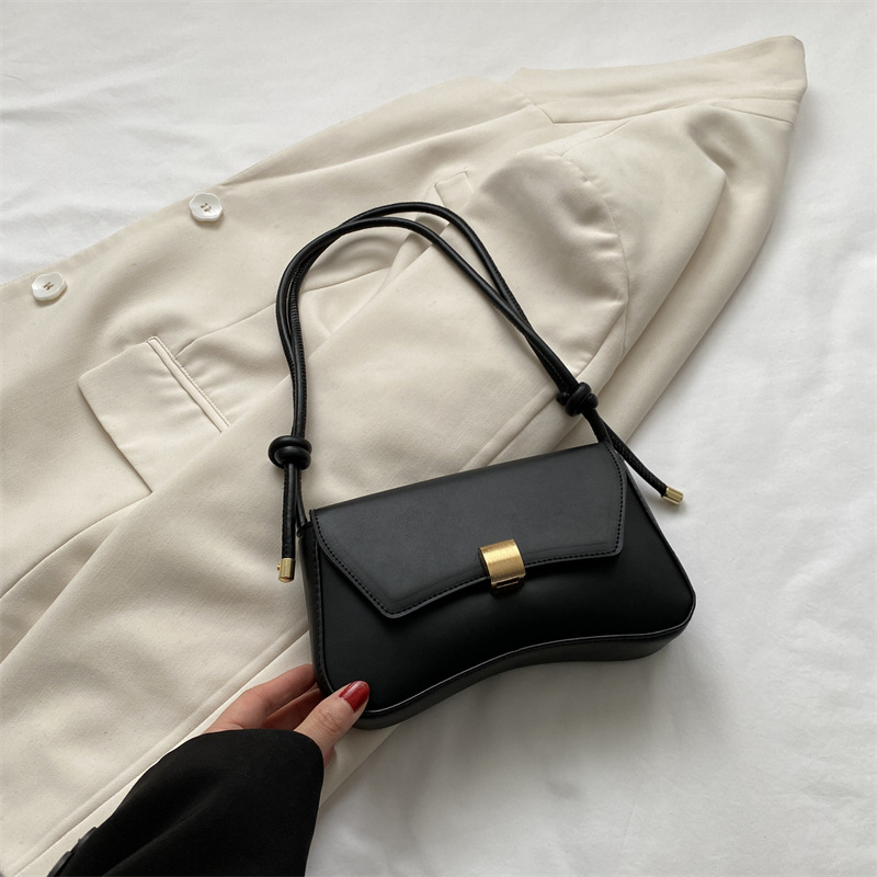 Women's Mini Flap Shoulder Bag – Structured Handbag with Adjustable Strap