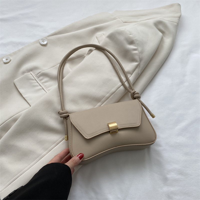 Women's Mini Flap Shoulder Bag – Structured Handbag with Adjustable Strap