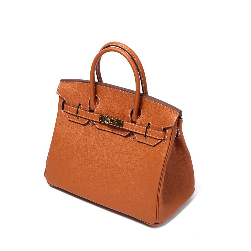 Women's Structured Top Handle Handbag – Elegant Everyday Shoulder Bag
