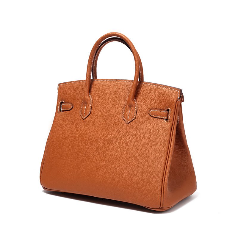 Women's Structured Top Handle Handbag – Elegant Everyday Shoulder Bag