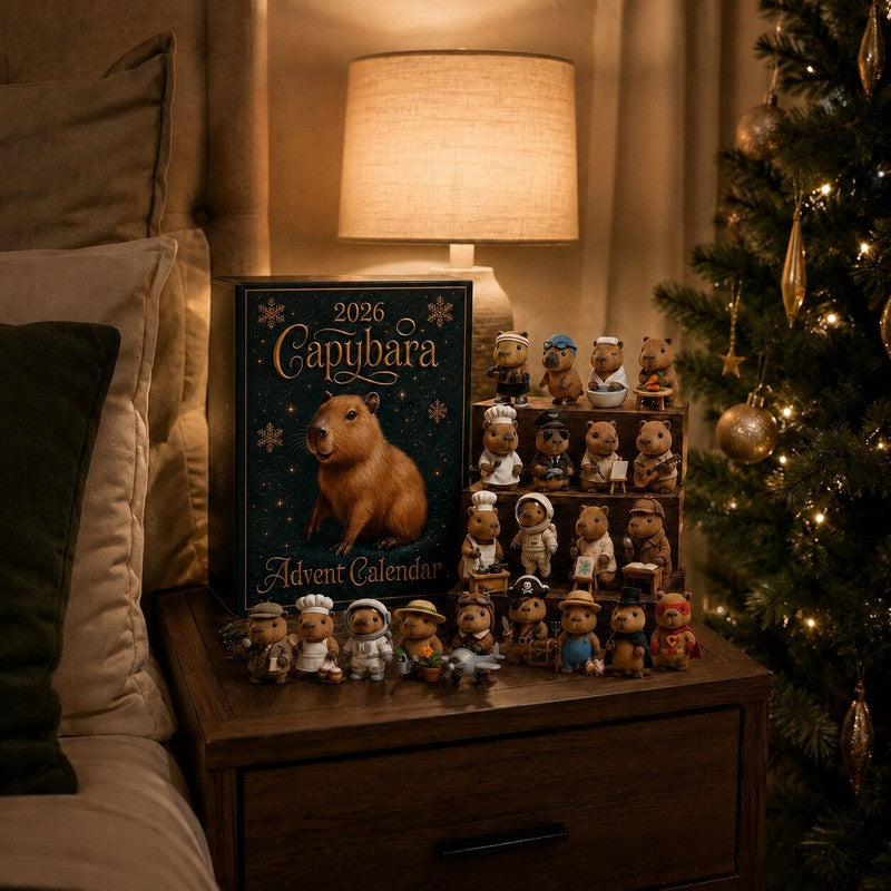 Penny | Capybara Christmas Advent Calendar 2026 with 24 Funny Daily Surprises