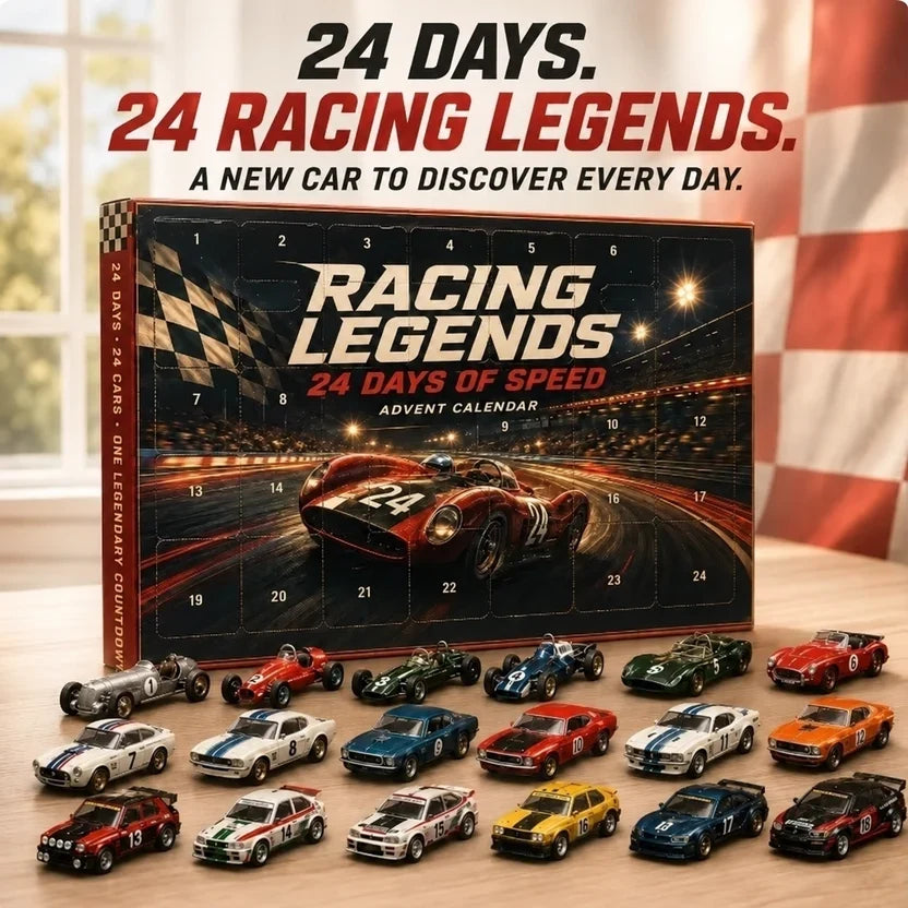 Dean | Classic Car Christmas Advent Calendar with 24 Retro Mini Vehicles