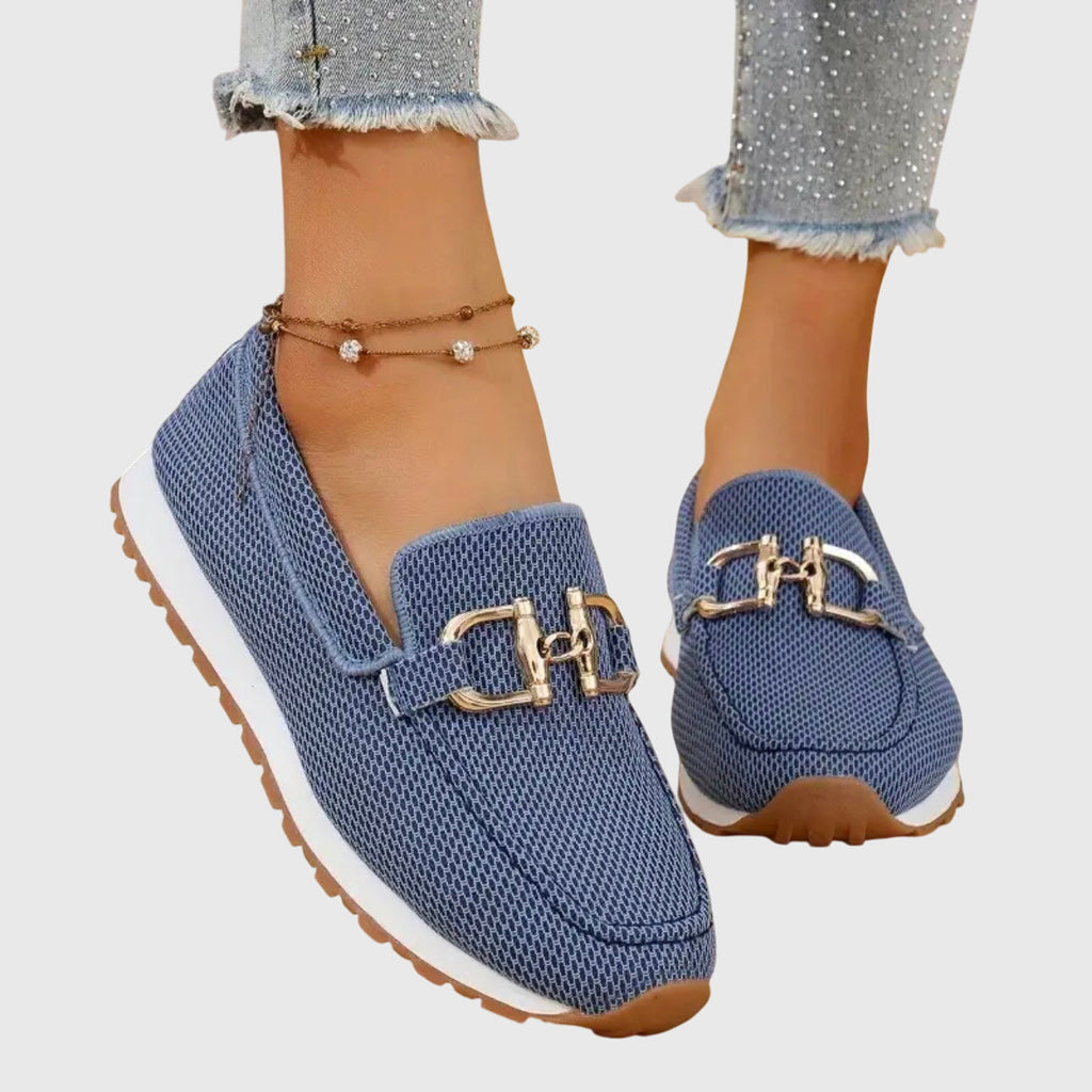Women's Horsebit Loafers – Breathable Cushioned Slip-Ons