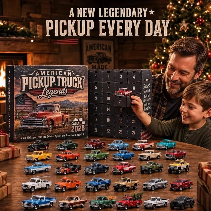 Dean | Classic Car Christmas Advent Calendar with 24 Retro Mini Vehicles