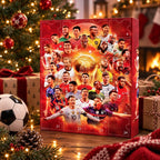 Logan | Football Christmas Advent Calendar with 24 Surprise Doors for Fans