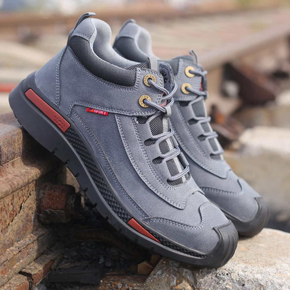 Grant | Men's Steel Toe Waterproof Lace-Up Work Boots