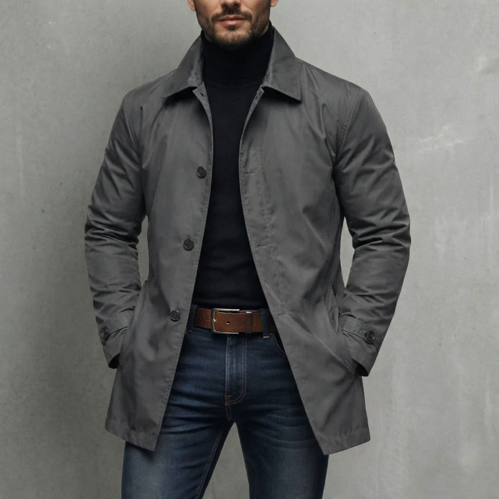Men's Insulated Winter Coat – Windproof Water-Resistant Tailored Jacket