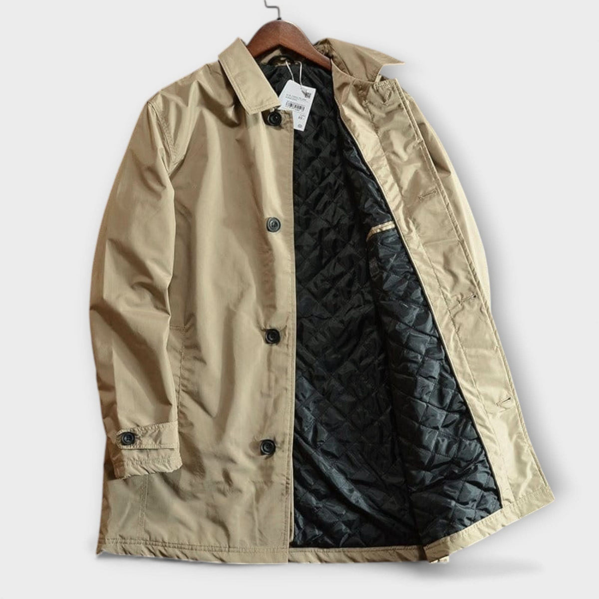 Men's Insulated Winter Coat – Windproof Water-Resistant Tailored Jacket