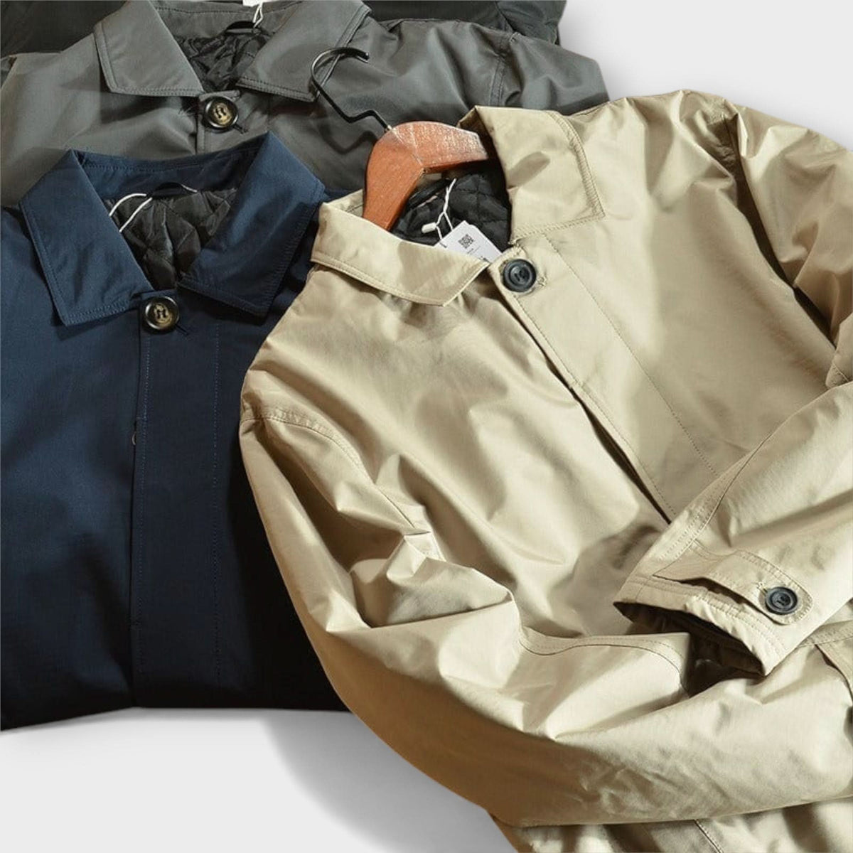 Men's Insulated Winter Coat – Windproof Water-Resistant Tailored Jacket