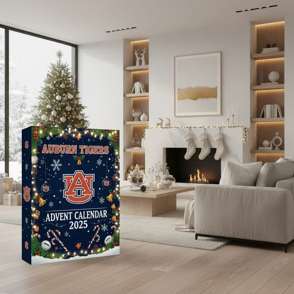 Joy | Christmas Advent Calendar with 25 Surprise Doors and Refillable Box