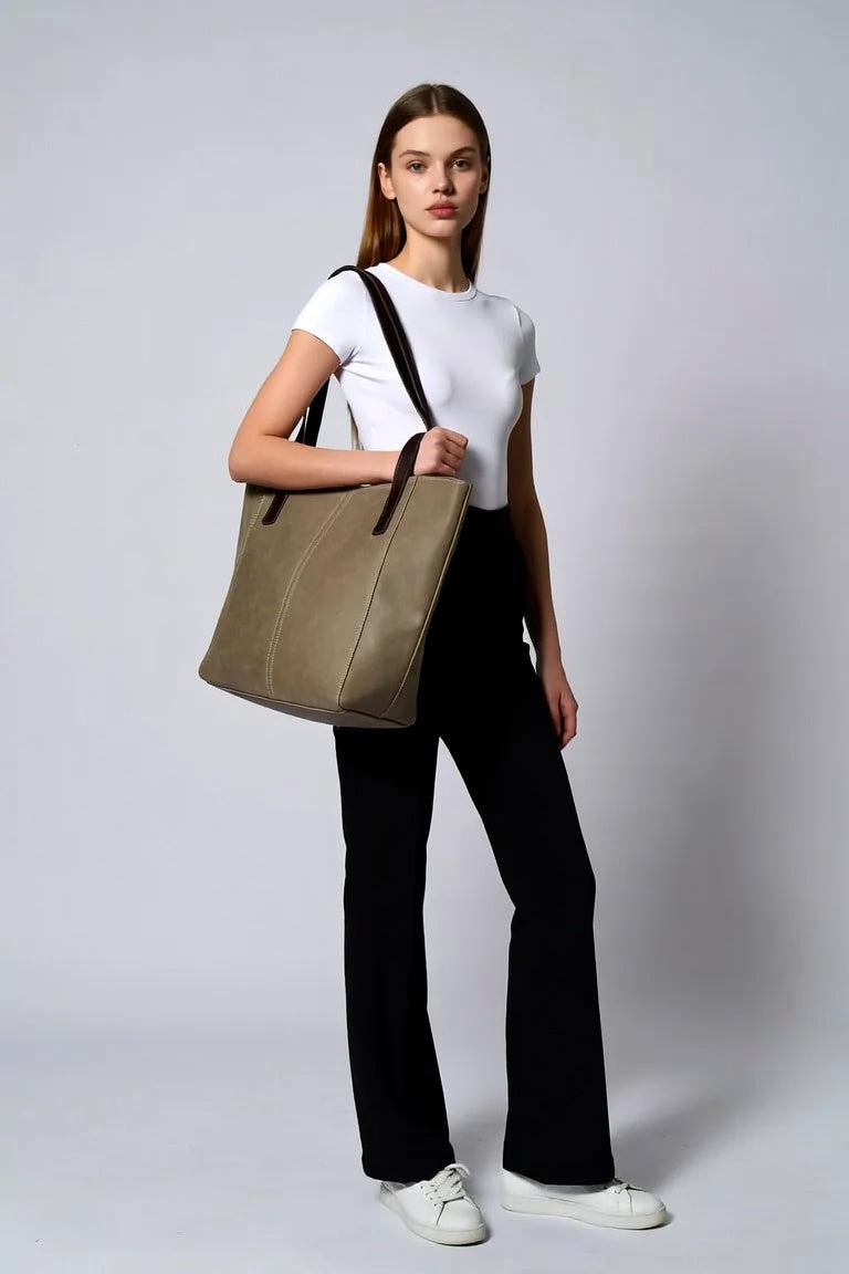Women's Structured Laptop Tote Bag – Everyday Work Handbag