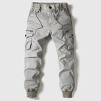 Men's Cargo Jogger Pants – Multi-Pocket Drawstring Cuffed Utility Trousers